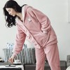 【睡衣女】*睡衣女秋冬季法兰绒套装 活泼可爱小兔子连帽女士家居服套装 商品缩略图3