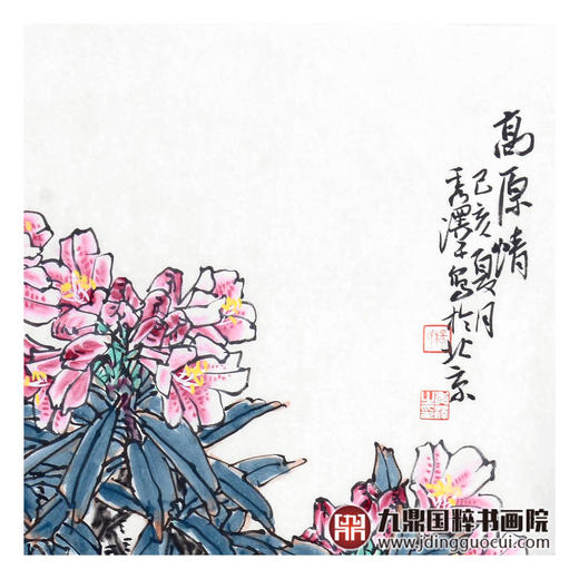 杨秀泽《高原情》68*68cm 花鸟斗方作品 茶室/餐厅挂画 商品图5