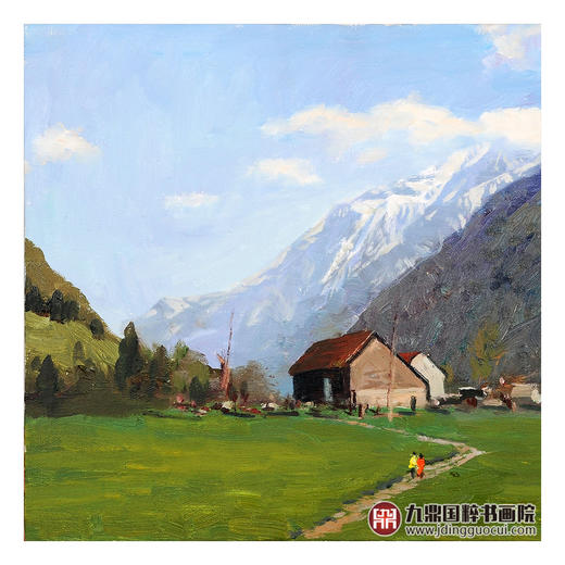 王功学《油画作品》30*40cm 油画横幅作品 餐厅/茶室/卧室挂画 商品图4