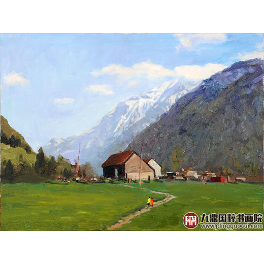 王功学《油画作品》30*40cm 油画横幅作品 餐厅/茶室/卧室挂画 商品图1