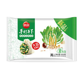 思念 手打天下 荠菜罗汉笋水饺 600g 30只 煎饺 夜宵