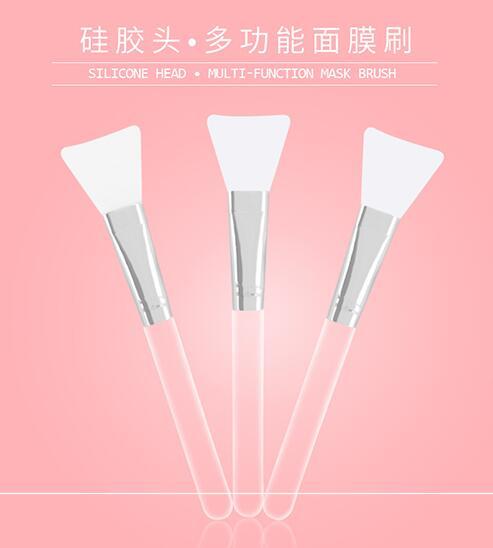 透明柄硅胶面膜刷调膜刷 商品图0