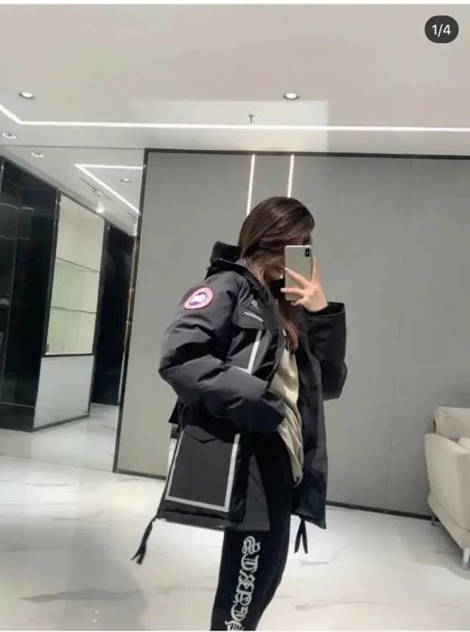 吙遍yu宙的暴款！易烊千玺同款！2020大鹅远征3M反光猫头鹰男女款连帽羽绒服！ 商品图4