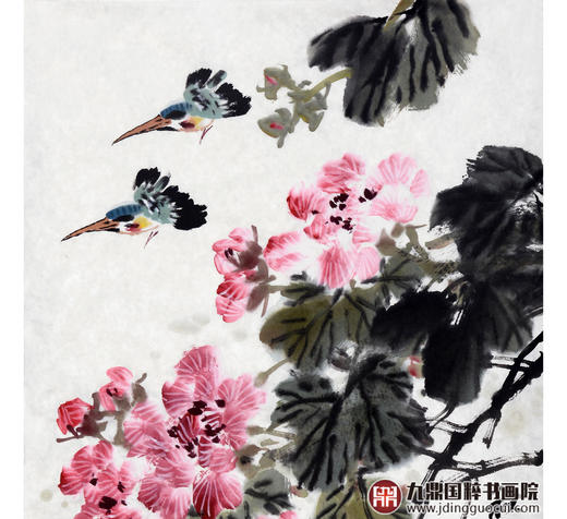 杨秀泽《秋晴》68*45cm 花鸟竖幅作品 茶室/餐厅/卧室挂画 商品图4