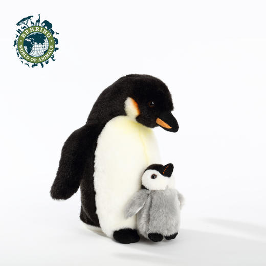 BehringWorld人气可爱企鹅26CM毛绒母子玩偶玩具小号娃娃女孩礼物 商品图0
