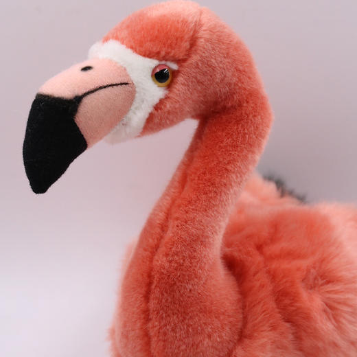BehringWorld14英寸红色火烈鸟玩偶公仔毛绒玩具粉色布娃娃抱枕女 商品图2