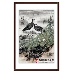 杨秀泽《花鸟作品》68*45cm 花鸟竖幅作品 茶室/餐厅/卧室挂画