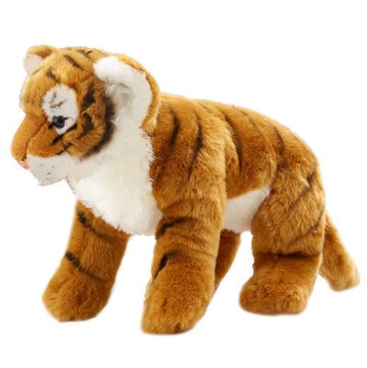 贝林自然世界仿真可爱棕虎公仔博物馆文创品自然博物馆创意礼物 商品图1