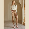 欧芮儿英伦风休闲裤女束脚新款设计感高腰九分直筒裤 商品缩略图1