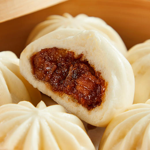 思念 中华面点 叉烧包 750g 约25只 方便菜 早餐 烧烤 包子 馒头 商品图5