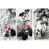 杨秀泽《人生三大定律》97cm*50cm*3 花鸟三条屏作品 卧室/茶室/客厅挂画 商品缩略图1