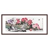 杨秀泽《国色天香》68*178cm 花鸟横幅作品 卧室/茶室/办公室/客厅挂画 商品缩略图0
