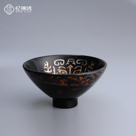 漆艺-建盏 大（饕餮）
