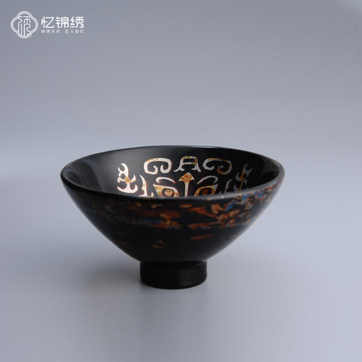 漆艺-建盏 大（饕餮） 商品图0