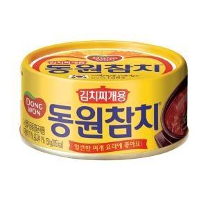 东元泡菜汤金枪鱼罐头150g동원참치김치찌개용150g 商品图0