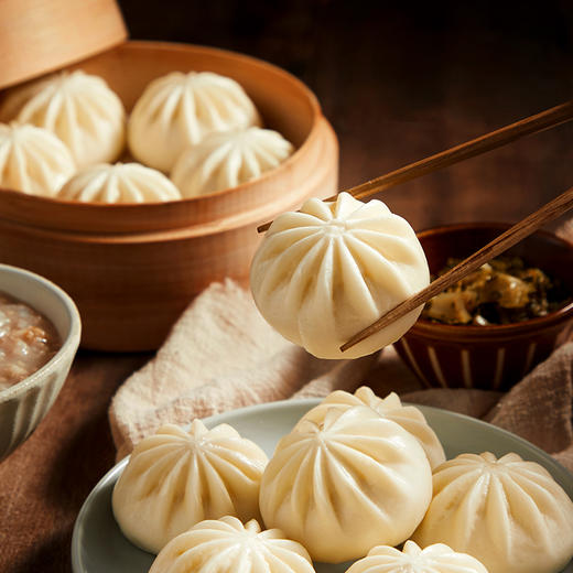 思念 中华面点 叉烧包 750g 约25只 方便菜 早餐 烧烤 包子 馒头 商品图4