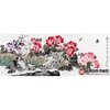 杨秀泽《国色天香》68*178cm 花鸟横幅作品 卧室/茶室/办公室/客厅挂画 商品缩略图1