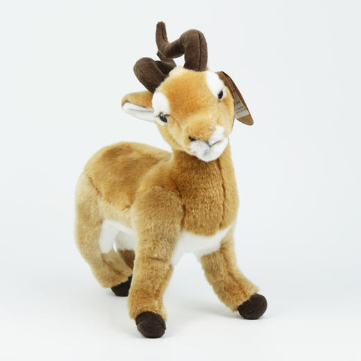 BehringWorld贝林自然世界27厘米黑斑羚毛绒玩具博物馆文创产品 商品图3