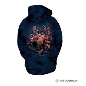 贝林自然世界美国授权正品The Mountain儿童黑色火焰卫衣3DT恤