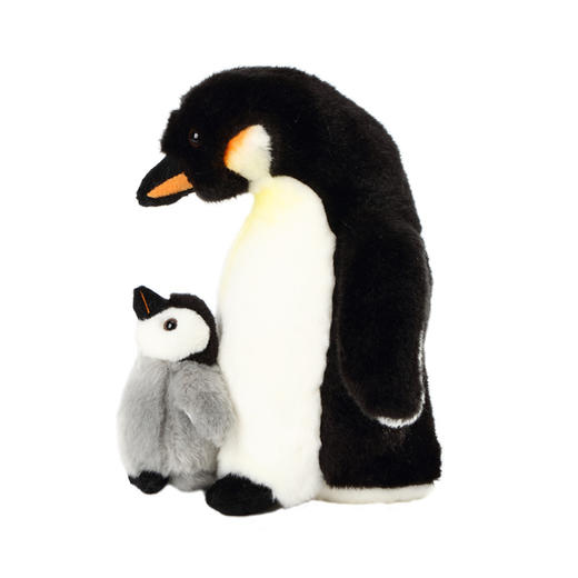 BehringWorld人气可爱企鹅26CM毛绒母子玩偶玩具小号娃娃女孩礼物 商品图3