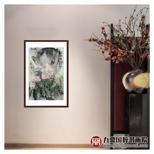 杨秀泽《高原情》68*45cm 花鸟竖幅作品 茶室/餐厅/卧室挂画 商品图2