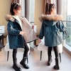 HC-D81-3女童派克服棉衣2020新款冬装洋气儿童棉服加绒加厚棉袄 商品缩略图1