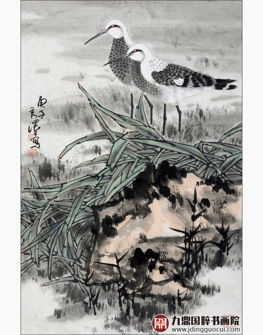 杨秀泽《花鸟作品》68*45cm 花鸟竖幅作品 茶室/餐厅/卧室挂画 商品图1