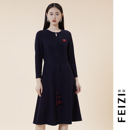 菲姿/FEIZI 玫瑰提花连衣裙0W420 商品图1
