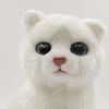 BehringWorld毛绒坐姿白猫玩偶创意仿真毛绒公仔送女友节日礼品 商品缩略图1