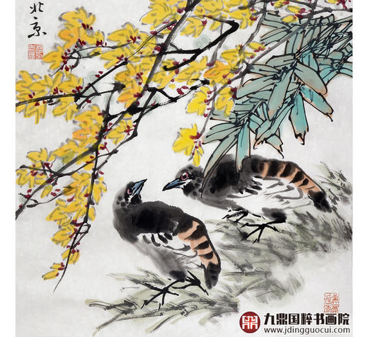 杨秀泽《晨曲》68*45cm 花鸟竖幅作品 茶室/餐厅/卧室挂画 商品图5