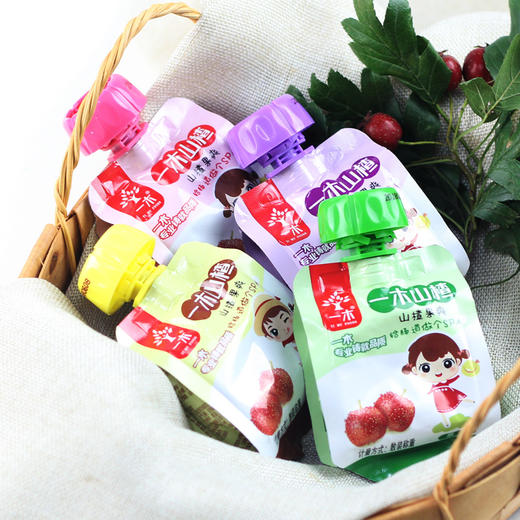 【八虎山寒铁山楂】山楂果爽83g*10袋 口味:混合 原味 蓝莓 桂花 冰糖 水蜜桃 无添加 营养辅食 宝宝 果泥 开胃 零食 山楂糕 山楂零食 东北特产 包邮 一木 商品图0