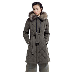 安利长款御寒羽绒服