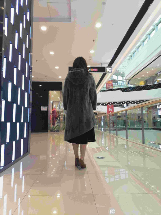 206PC030--绿色水貂皮大衣--《冬季时尚系列》 商品图1