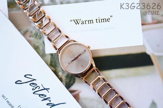 新到货！原单CK Calvin Klein/卡尔文·克莱恩女表 K3G23626
机芯：原装石英机芯
表壳：316L精钢
表镜：矿物质强化玻璃 商品图0