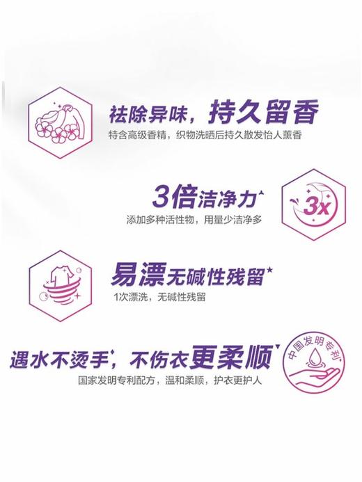 立白超洁薰衣草洗衣粉1kg 商品图4