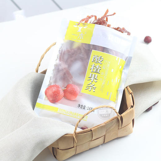 酸楂果条168g*4袋 山楂雪花条 雪丽丝 蜜饯 果脯 果干 休闲零食 一木山楂 包邮 商品图1