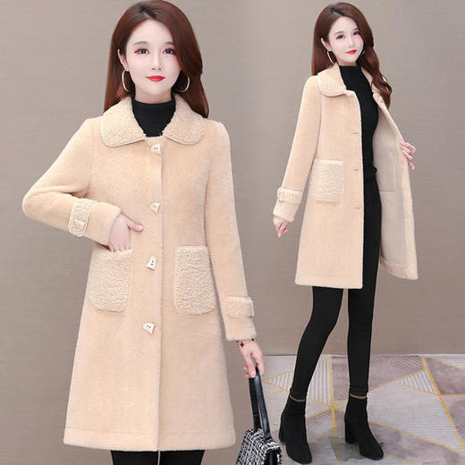 YWE-HL20YKA07加厚保暖貂绒大衣 商品图1