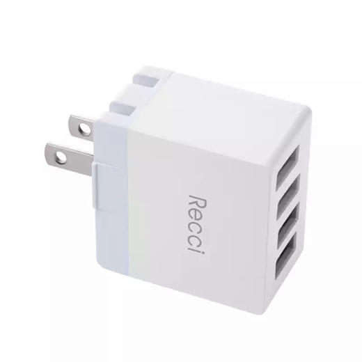 快速充电插头 苹果安卓折叠充电插头 4USB 商品图1