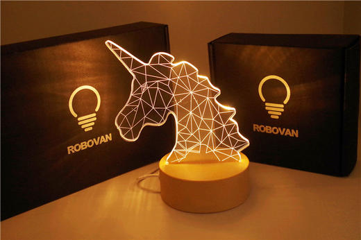 实木3D灯 商品图2