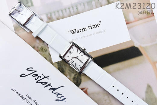 新到货！原单CK Calvin Klein/卡尔文·克莱恩女表 K2M23120
机芯：原装石英机芯
表壳：316L精钢
表镜：矿物质强化玻璃 商品图0
