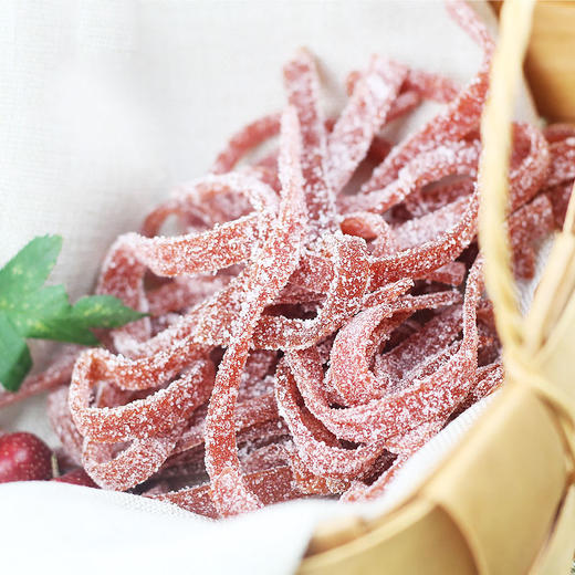 酸楂果条168g*4袋 山楂雪花条 雪丽丝 蜜饯 果脯 果干 休闲零食 一木山楂 包邮 商品图0