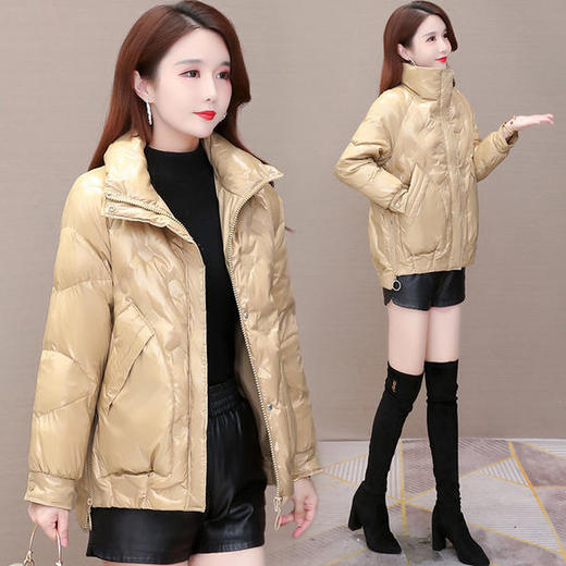 YWE-20W11白鸭绒气质时尚短款轻薄保暖羽绒服 商品图0