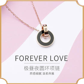 钻石项链女小众设计感 国际罗马数字玛瑙吊坠2021新款锁骨链