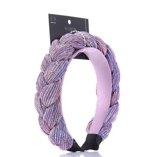 新款创意麻花辫子发箍韩版时尚百搭布艺女士头箍 商品图4