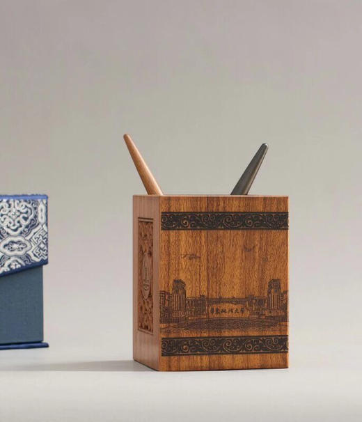 红木笔筒 商品图0