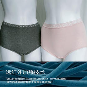 IY-77女式远红外无缝高腰三角裤(二枚组）