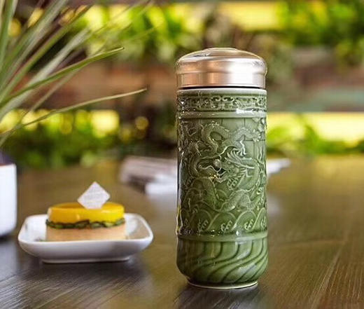 活瓷九龙杯 商品图0