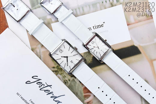 新到货！男款💰750 女款💰670 原单CK Calvin Klein/卡尔文·克莱恩情侣表 K2M21120、K2M23120
机芯：原装石英机芯
表壳：316L精钢 商品图0