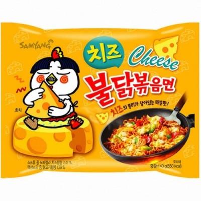 三养特辣鸡肉味炒面芝士삼양불닭볶음면치즈140g 商品图0