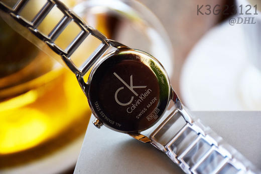 新到货！原单CK Calvin Klein/卡尔文·克莱恩女表 K3G23121
机芯：原装石英机芯
表壳：316L精钢
表镜：矿物质强化玻璃 商品图5